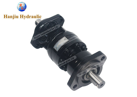 BMRYB Dual Shaft Hydraulic Orbital Motors 80-400 cc/rev fit Kassbohrer Rolfo car transporter trailer MRB80C/C, 25mm key shaft,2 holes oval mounting flange