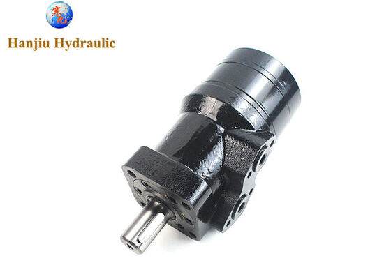 Shaft Ø25 - Standard straight shaft with keyway - 4 hole flange - Rear ports, MRQE 160 - Hydraulic motor