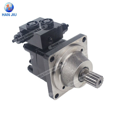 Hydraulic motor with external brake valve, BMSY Series Wheel mounting combined with External Relief/Safety Valves to Enhanced Stability, Reduced Losses, and Improved Efficiency