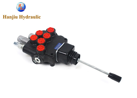 P80 Joystick Directional Control Valve 4 posities dubbelwerkend handmatig bedienend type