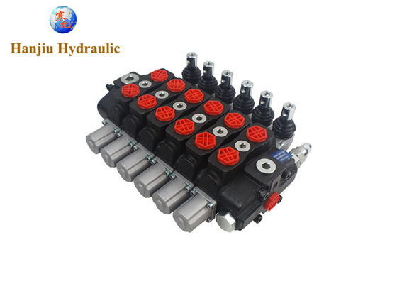 HSSD8 Boskraan Valve 6 Bank Cylinder Spool sectietype Vervang Walvoil Hydraulische kleppen