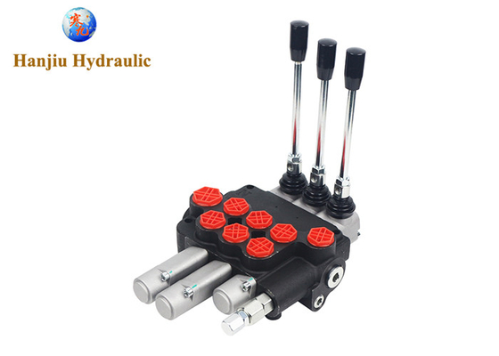 03P80 Handleiding 3-weg hydraulisch richtingscontroleventil OEM Spring Return Detent Floating Function