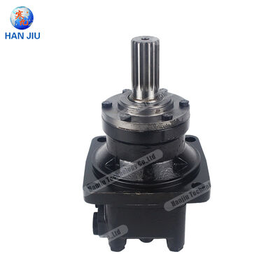 Hydraulische wielmotor BMT-200-WFD wielmontageflens, 200 ml/r, 31,75 mm spline-as en G 1/2 poort A en B